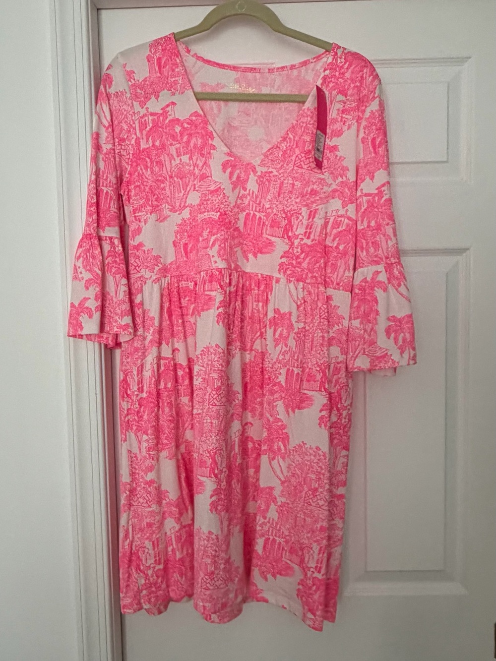 NWT Lilly Pulitzer Jannie V neck 3/4 Sleeve Dress